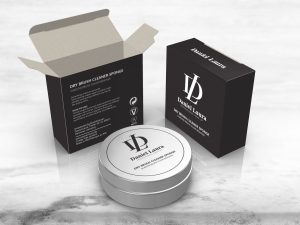 Brush Remover Packaging Design Complete View