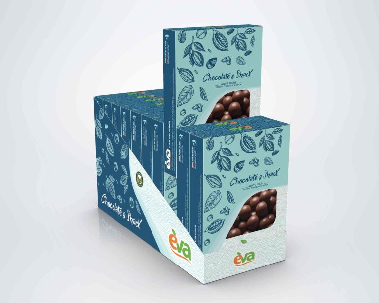 Structural design of nut filled chocolate ball box