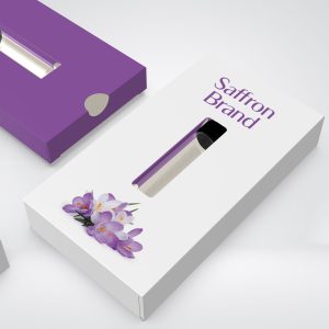 Saffron box design with insert