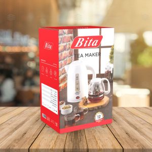 Bita Plastic Tea Maker box with red design